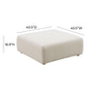 TOV Furniture Hangover Linen Ottoman