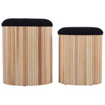 TOV Furniture Sagano Nesting Storage Ottoman Set of 2