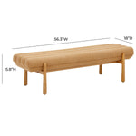 TOV Furniture Julianna Heavy Linen Bench