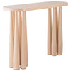 TOV Furniture Titan Peach Rose Glossy Console Table