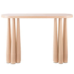 TOV Furniture Titan Peach Rose Glossy Console Table