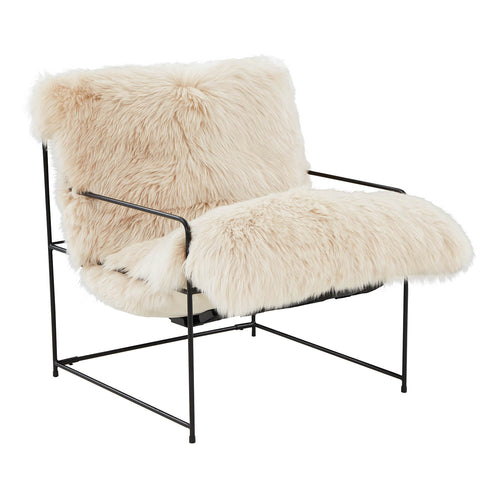 TOV Furniture Kimi Genuine Sheepskin Chair