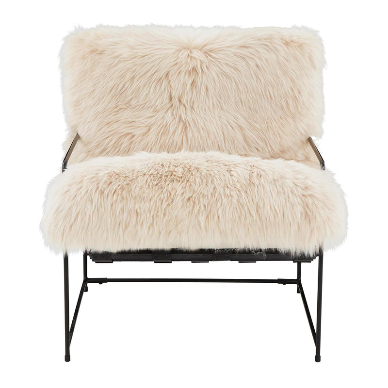 TOV Furniture Kimi Genuine Sheepskin Chair