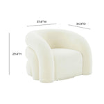 TOV Furniture Slipper Swivel Chair