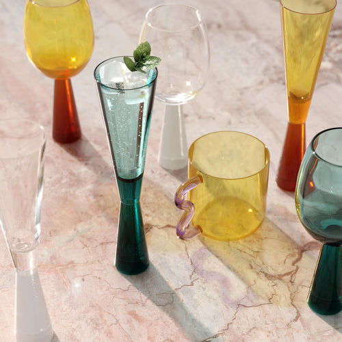 TOV Furniture Flute Champagne Glass Set of 4