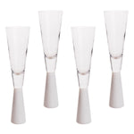 TOV Furniture Flute Champagne Glass Set of 4