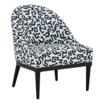 TOV Furniture Crystal Velvet Patterned Accent Chair