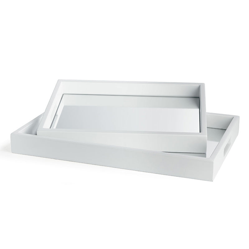 Malibu Mirrored Tray Set of 2