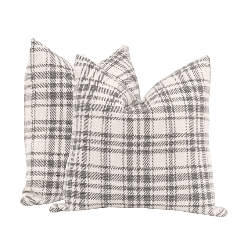 The Basic Essential Tartan Throw Pillow Set of 2