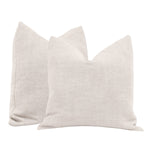 The Basic Essential Bisque Throw Pillow Set of 2