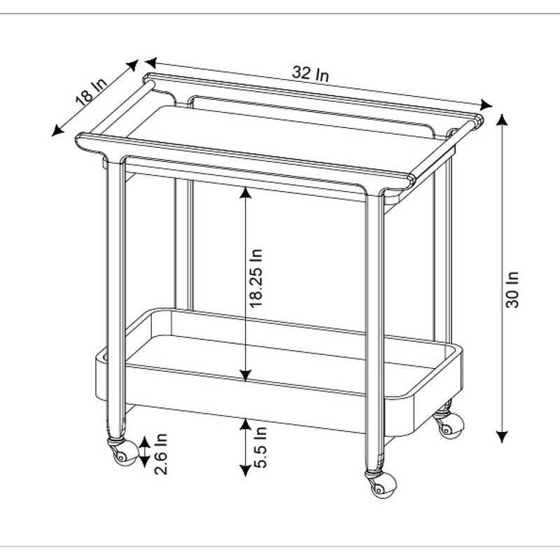 Uintah Bar Cart