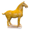 Currey & Co Tang Dynasty Persimmon Horse Sculpture - Final Sale