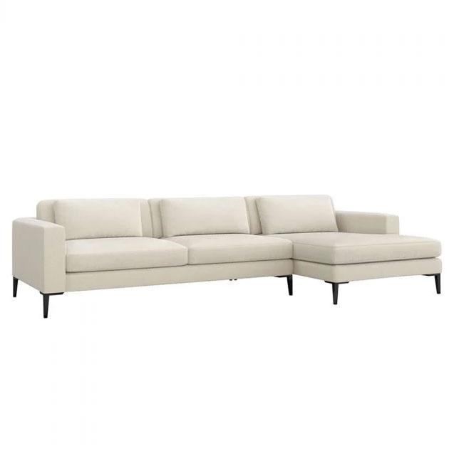 Interlude Home Izzy Right Chaise Sectional Sofa