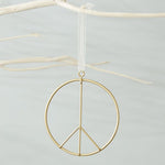 Peace Sign Ornament Set of 6