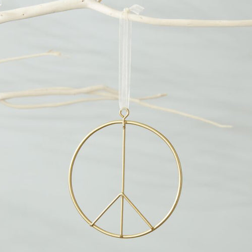 Peace Sign Ornament Set of 6