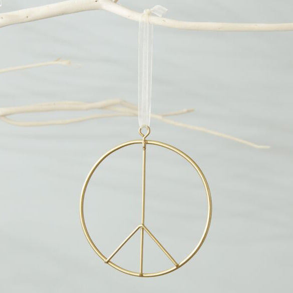 Peace Sign Ornament Set of 6