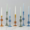 Etu Home Glass Candlestick Set of 2