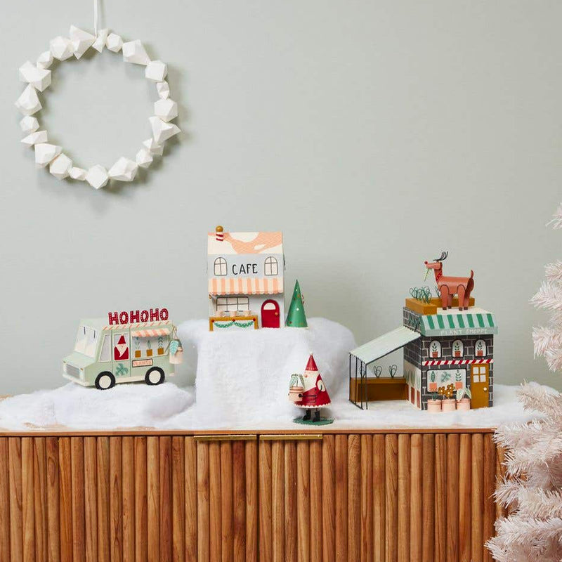 Santa's Plant Truck Tabletop Accent