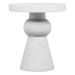 TOV Furniture Lupita White Side Table