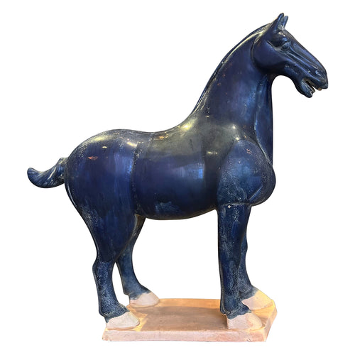 Currey & Co Tang Dynasty Horse Sculpture