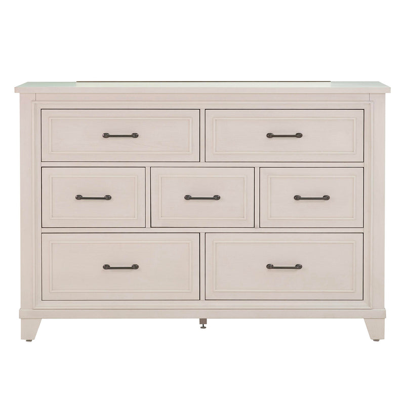 TOV Furniture Montauk Weathered White Dresser