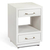 Interlude Home Taylor White Bedside Chest