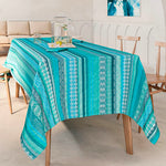 Garnier Thiebaut Mille Veracruz Aqua Tablecloth