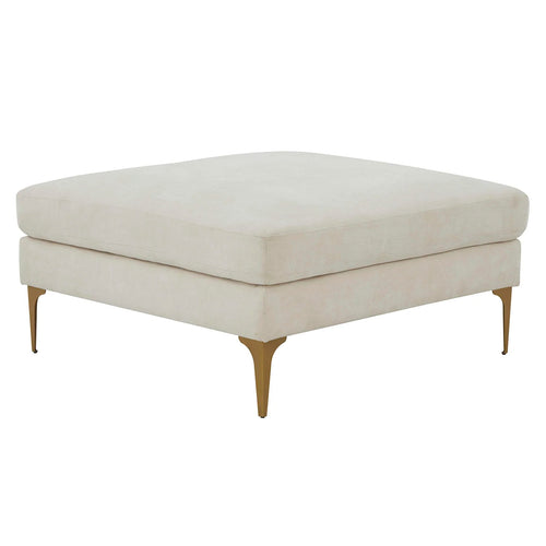 TOV Furniture Serena Velvet Ottoman