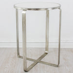 Round Stone Side Table