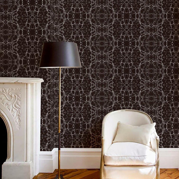 Mitchell Black Volt Wallpaper – Paynes Gray