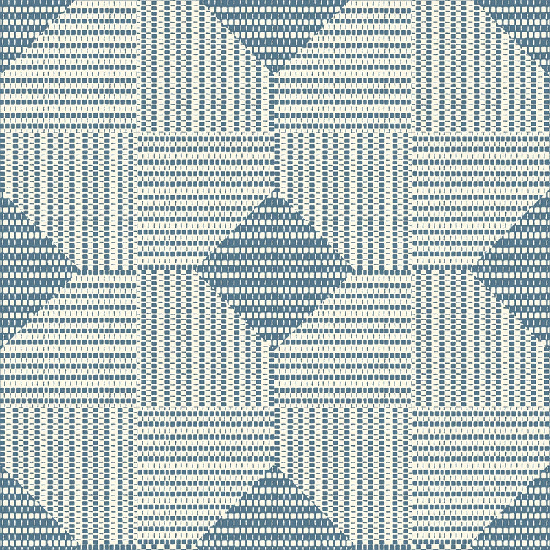 Mitchell Black Woven Basket Wallpaper