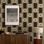 Mitchell Black Drystone Wallpaper