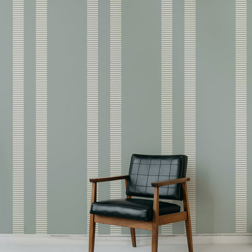 Mitchell Black Colonnade Wallpaper