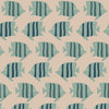 Mitchell Black Coastal Fish Wallpaper