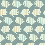 Mitchell Black Coastal Fish Wallpaper