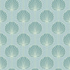 Mitchell Black Deco Lily Wallpaper