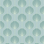 Mitchell Black Deco Lily Wallpaper