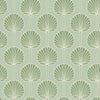 Mitchell Black Deco Lily Wallpaper