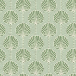 Mitchell Black Deco Lily Wallpaper