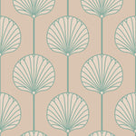 Mitchell Black Deco Lily Large Wallpaper