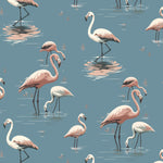 Mitchell Black Flamingo Wallpaper