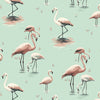 Mitchell Black Flamingo Wallpaper