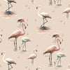 Mitchell Black Flamingo Wallpaper