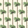 Mitchell Black Retro Tiki Palm Trees Wallpaper