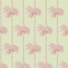 Mitchell Black Retro Tiki Palm Trees Wallpaper