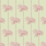 Mitchell Black Retro Tiki Palm Trees Wallpaper