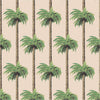 Mitchell Black Retro Tiki Palm Trees Wallpaper