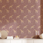 Mitchell Black x Blessed Little Bungalow Gentle Giraffe Wallpaper