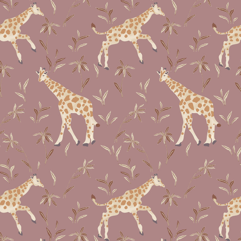 Mitchell Black x Blessed Little Bungalow Gentle Giraffe Wallpaper