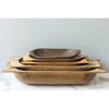 Etu Home Antique Oval Extra Small Dough Bowl